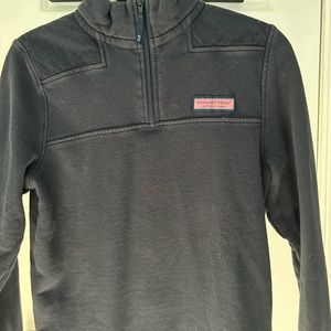 Girls navy vineyard vines zip up